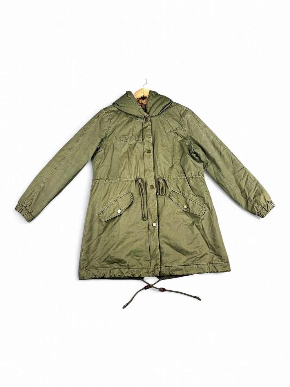 Lucky Brand Women's Hooded Trench Coat Size L
